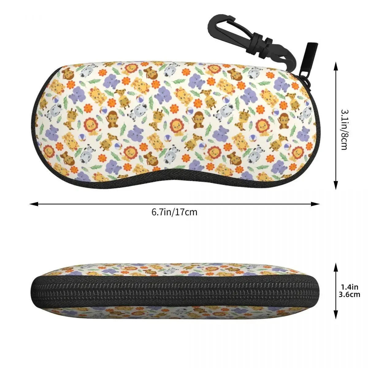 Custom Children's Pattern With Kittens Shell Glasses Case Unisex Fashion Eyeglasses Case Sunglasses Protector Box