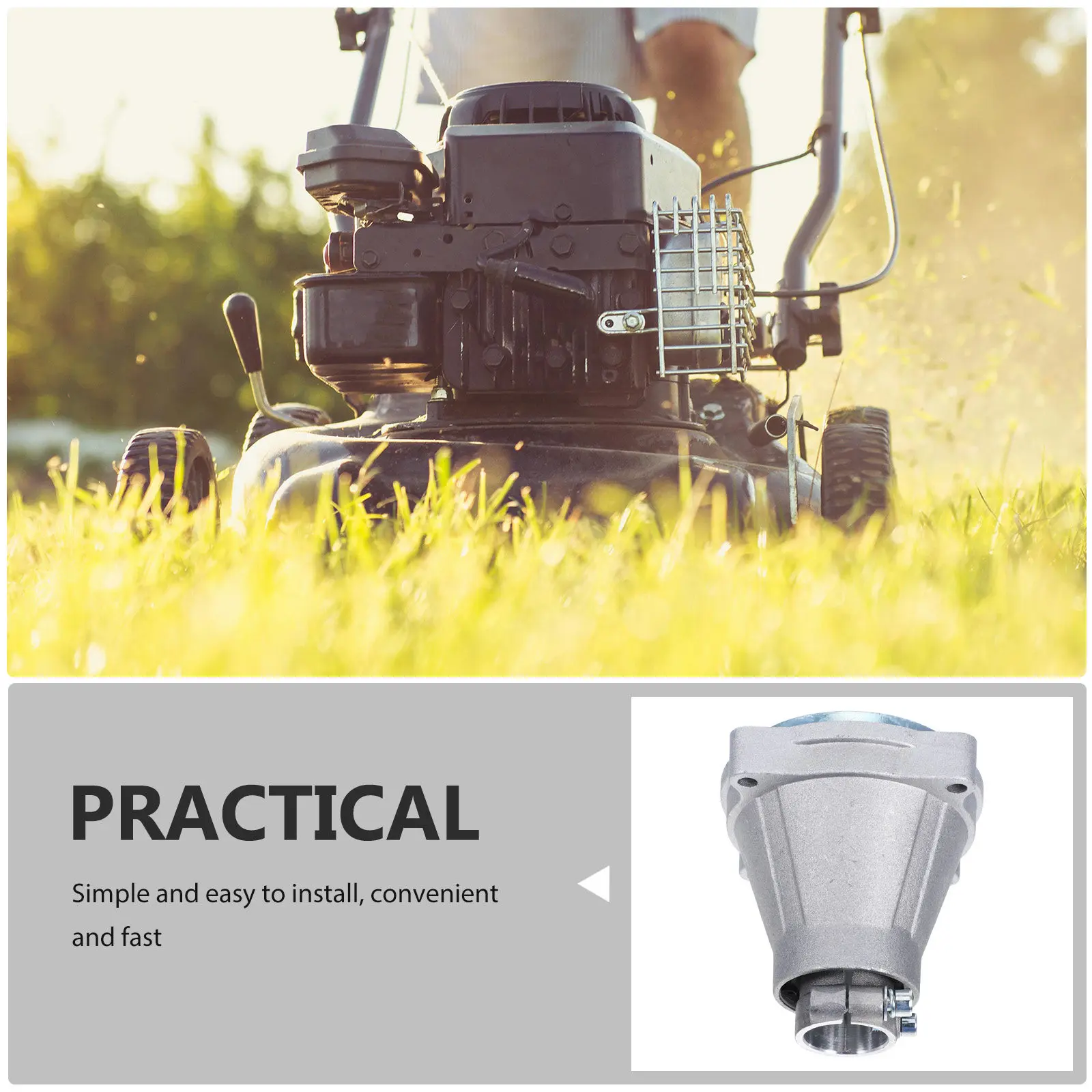 Versatile Lawn Mower Connecting Plate Heavy-Duty Trimmer Connector Reliable Mower Connection Solution Grass Cutting Machine