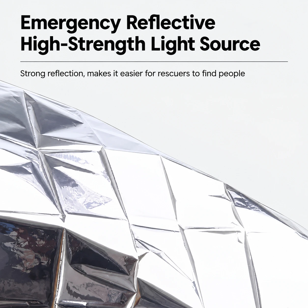 Survival Blanket Reflective - 1 buah Selimut Darurat Termal yang