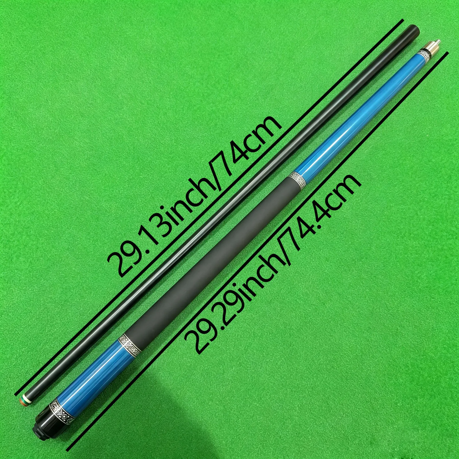 Attractive pool cue with 12.5mm tip, stainless steel slow 8-thread joint, suitable for American 9-ball, great choice for holiday