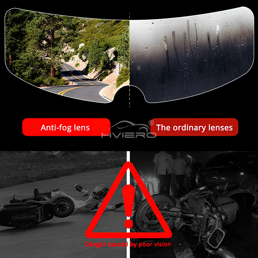 1X Universal Motorcycle Helmet Car Glass Anti-fog Film Rainproof Durable Nano Coating Sticker Vehicle Accessories View Clearness