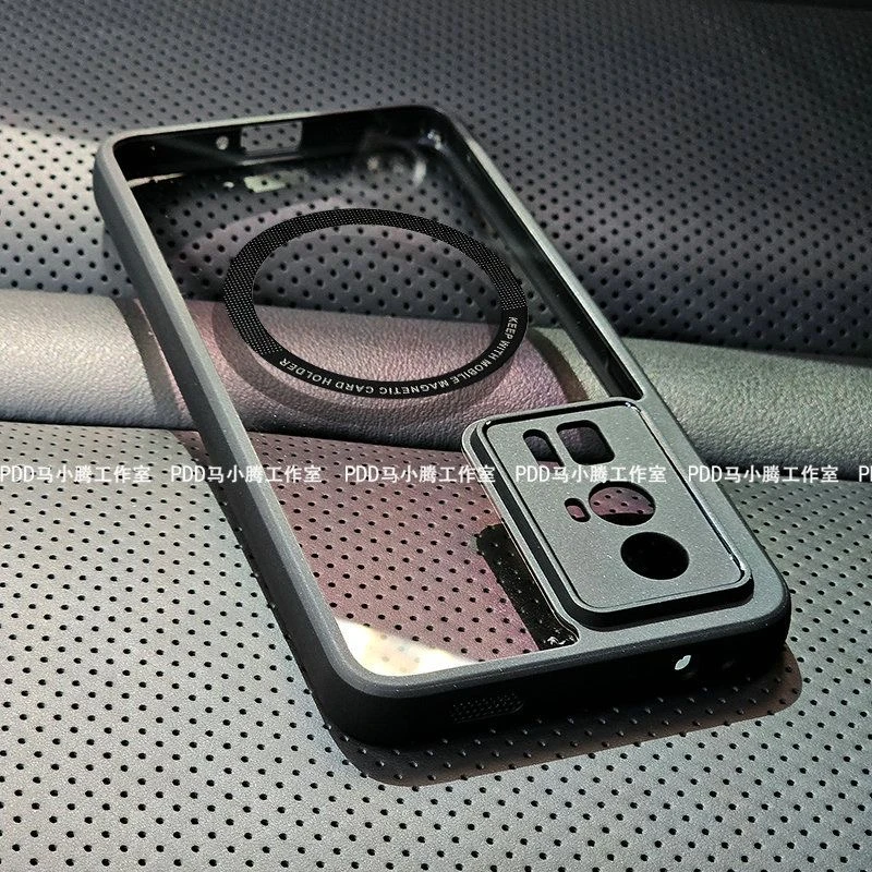 Magnetic Case For POCO F5 Pro Xiaomi 13T Pro 5G For MagSafe Transparent Cover For Mi13 T 13T Pro Protect Shell Shockproof Bumper