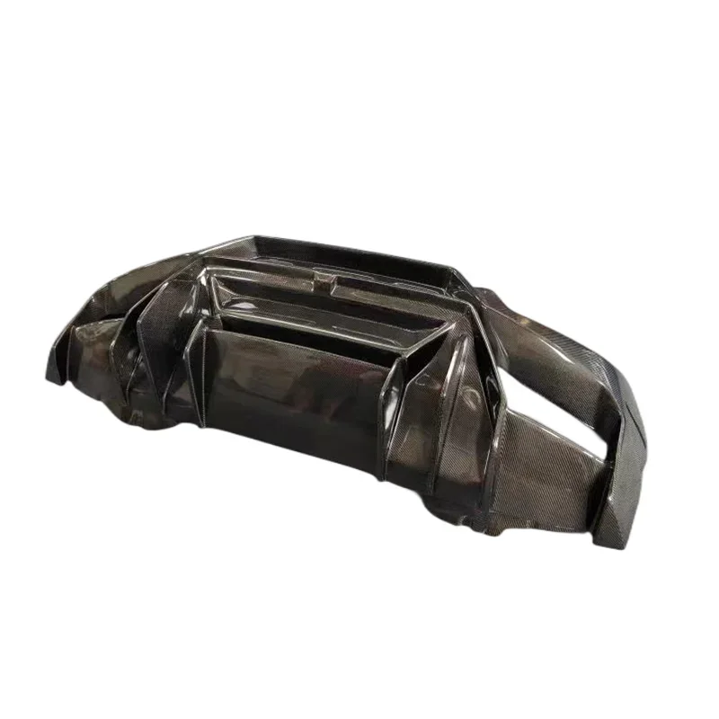 

High quality V style rear diffuser For Lamborghini Huracan LP 610-4 2014-ON Carbon Fiber car rear bumper lip body kit