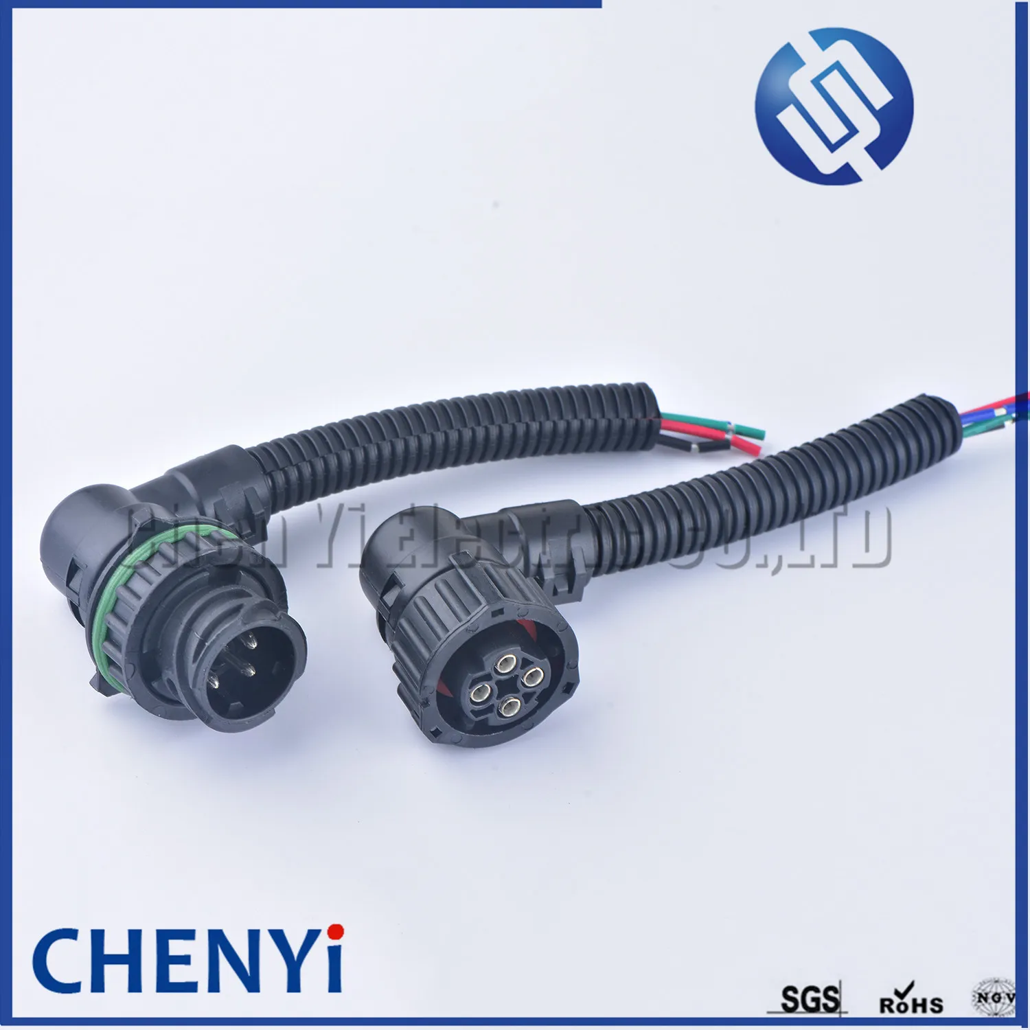 4 Pin 2.5mm round  Auto waterproof connector With Sheath 1-967402-1 1-967325-1 1-967402-3 For HOWO A7 odometer speed sensor plug