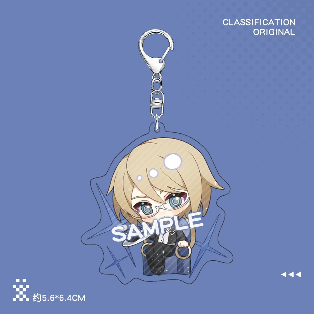 Danganronpa New Keychain Togami Byakuya Cute Cartoon Anime Game  Pendant Anime Backpack Jewelry Badge Friend Gift