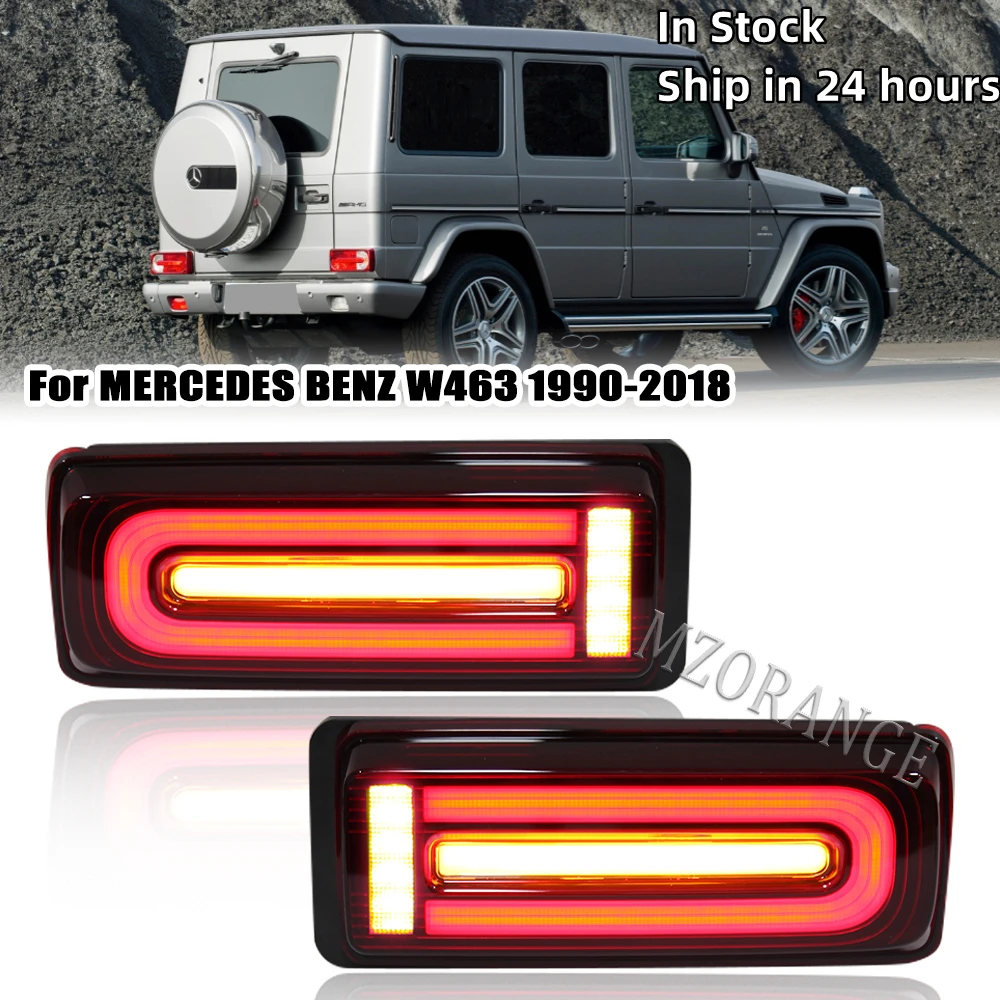 

2pcs LED Rear Tail Light For Mercedes-Benz W463 G-Class 1990-2012 2013 2014 2015 2016 2017 2018 for AMG Style Brake Fog Lamp DRL