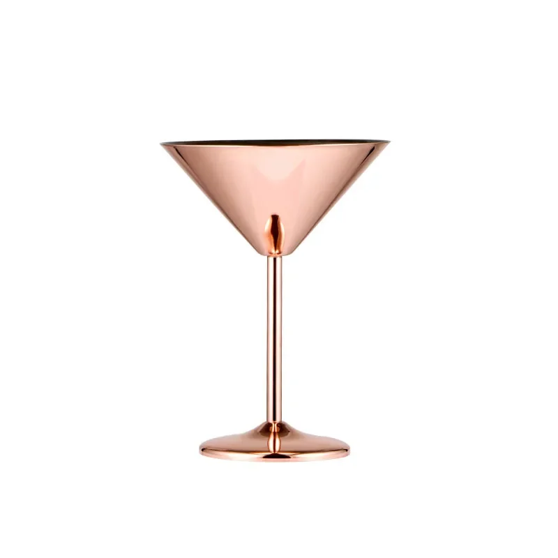 Cocktailbecher aus Edelstahl 304, Martini-Becher, Metallkelch, Bar, Champagnerbecher, Bar, Weinglas