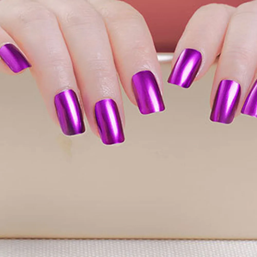 

Fashion Silver Mirror Nail Glues Delicate Waterproof Dating Nails Polish For Nail Salon