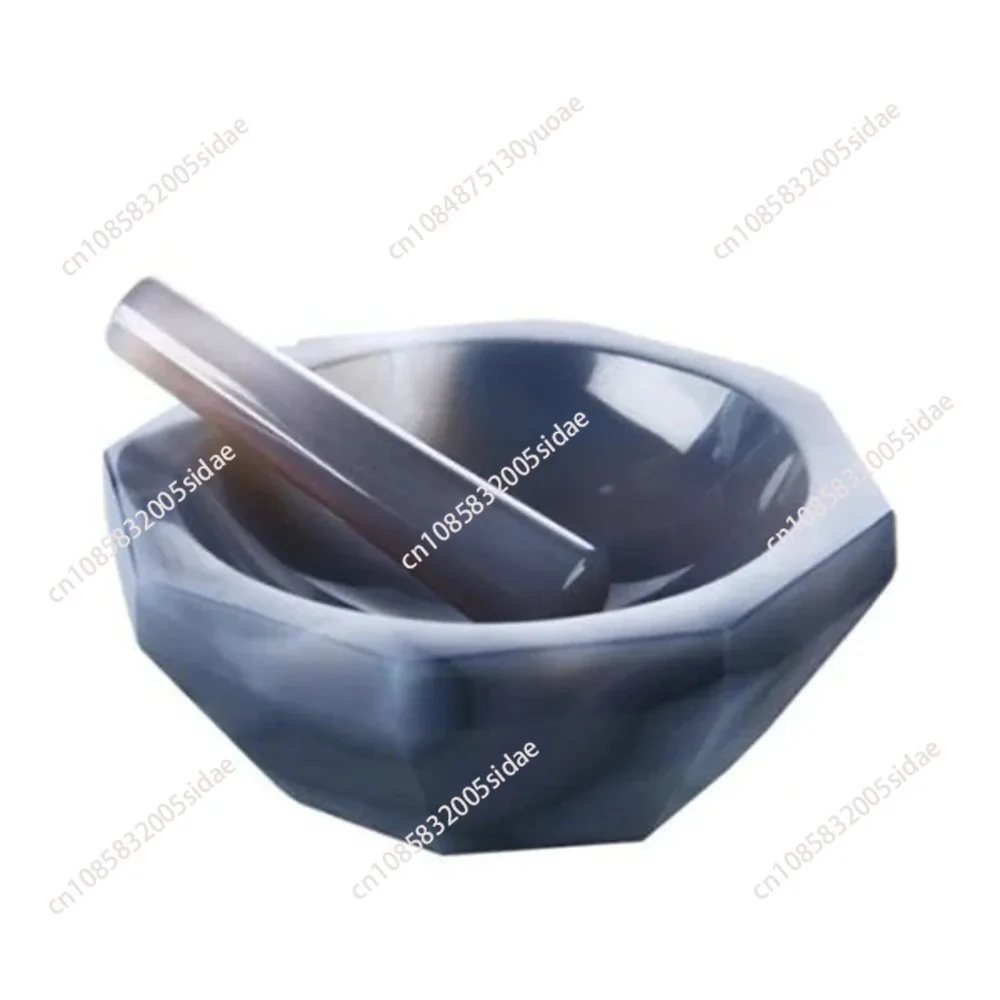 30mm 50mm 70mm 100mm all sizes High Quality Natural Agate Mortar and Pestle for Lab Grinding 110mm 120mm 150mm 160mm 200mm