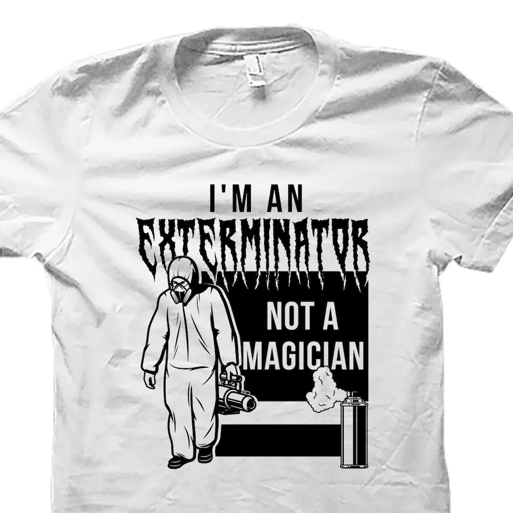 Exterminator T Shirt Pest Control Animal Bug Entomology Os5255