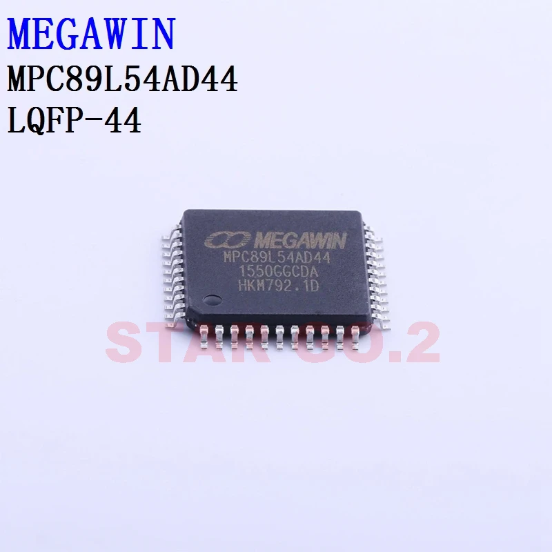 

5PCSx MPC89L54AD44 MA805-24AD44 MEGAWIN Microcontroller