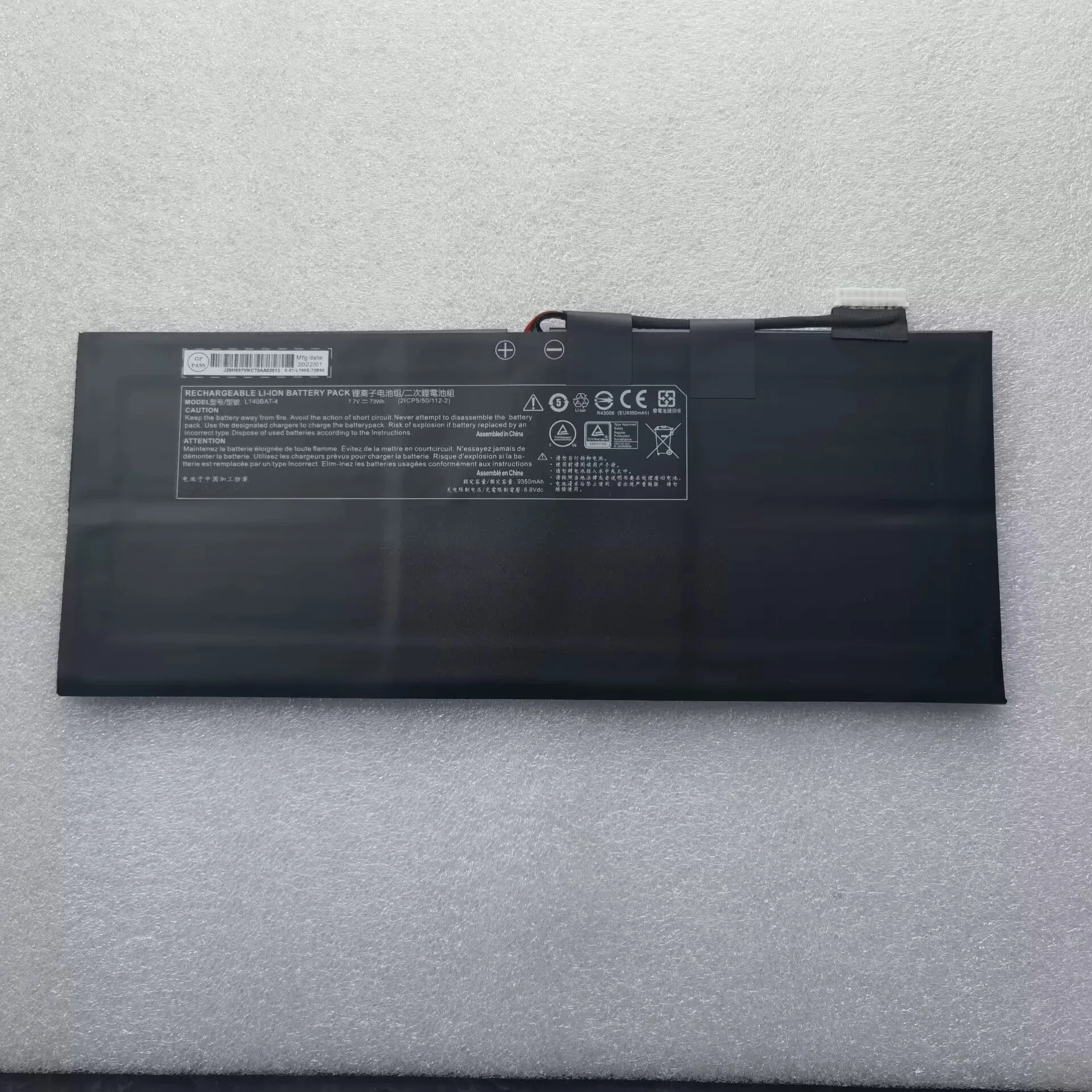 ，。New 73Wh Laptop Battery for CLEVO L140BAT-4 Thunderobot MixBook Air GIGABYTE RC14，。