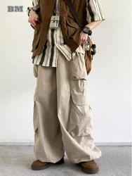 Japanese Streetwear Vintage Casual Cargo Pants For Men Women Clothing Korean Oversize Trousers Preppy Hip Hop Baggy Pants Unisex