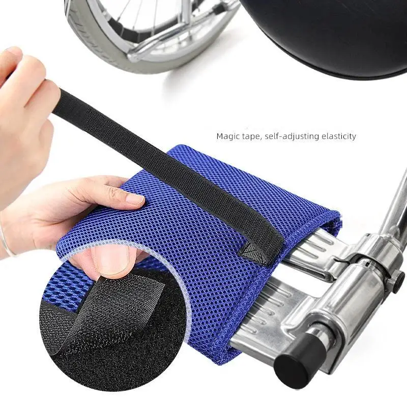 1/2 Stück Rollstuhl-Fußstützen-Polster, Fußplatten-Schutz, Kissen, Fußschutz-Polster zur Vermeidung von Fußkratzern – Detail 3