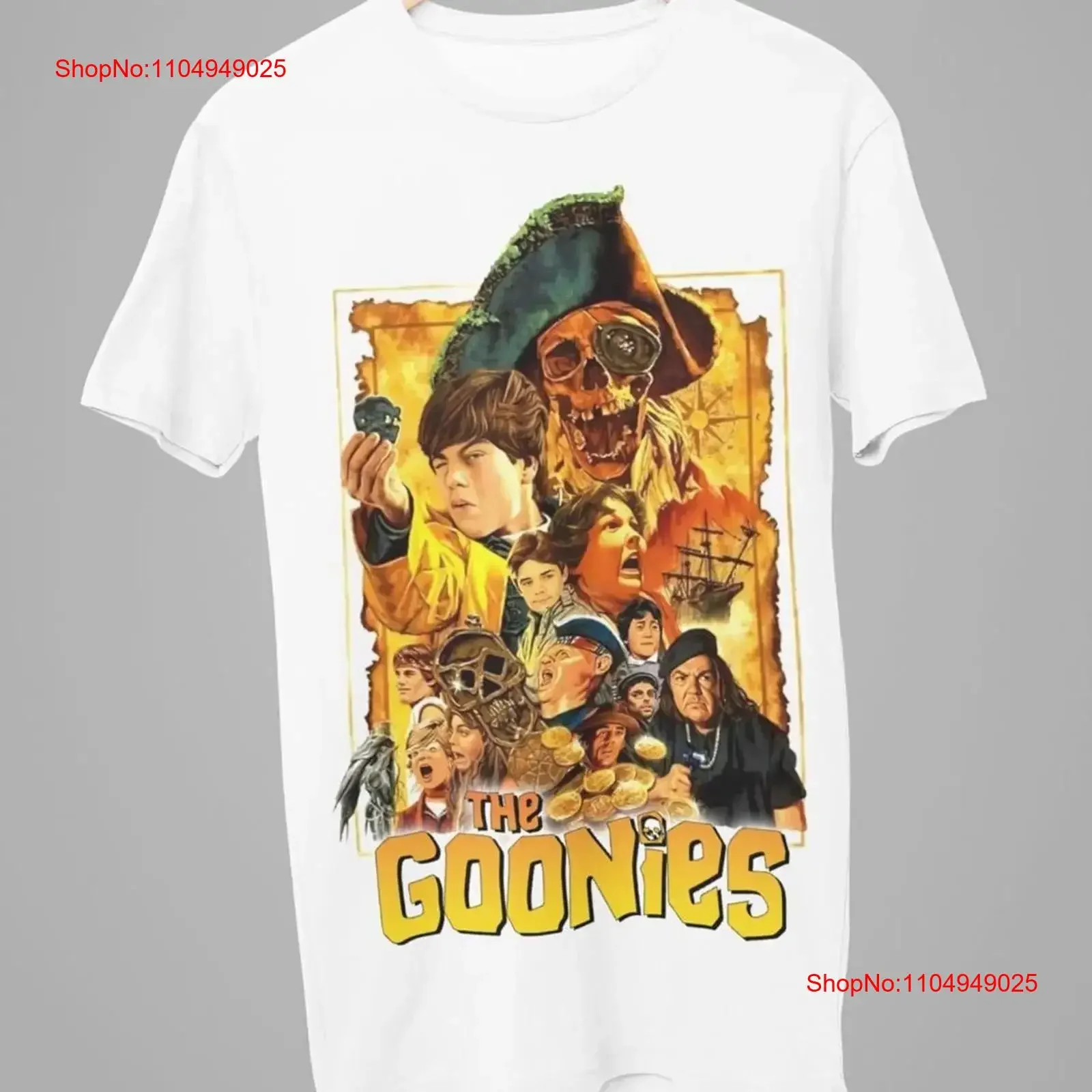 

The Goonies T shirt baby kids adult vintage Washed Comfortable Stylish fashion graphic Top For Everyday Wear streetwear