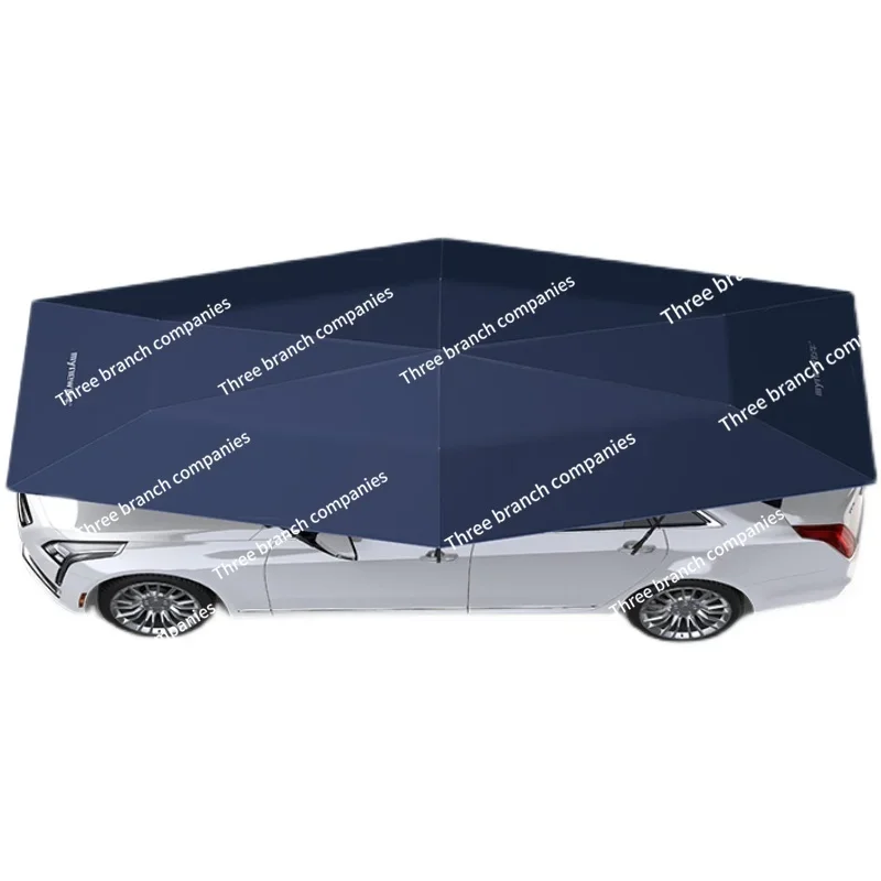 fully automatic clothes sunscreen cover, remote control heat insulation carport roof folding parasol suv hood