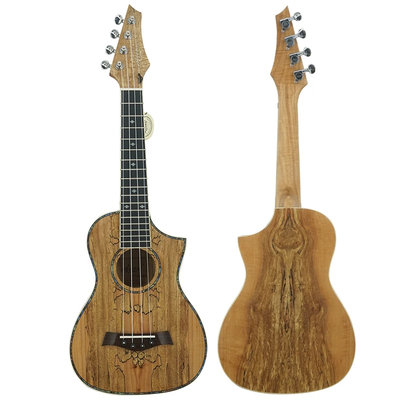 

Aiersi brand Spalted Maple ukulele concert 23 inch ukulele Wholesale factory price guitar ukelele