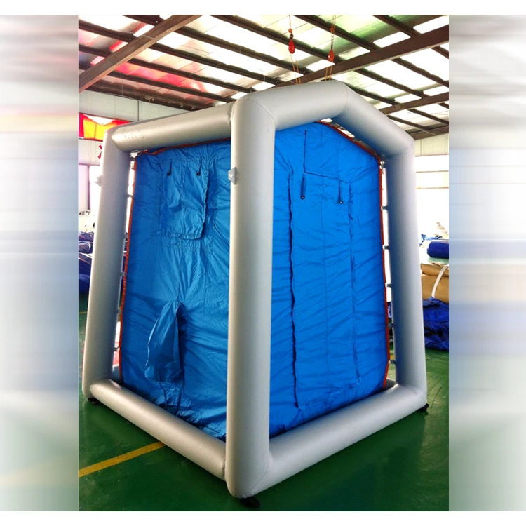 Movable Air Tight 3X3 Air Tent Inflatable Price Canvas Shower Decontamination Tent
