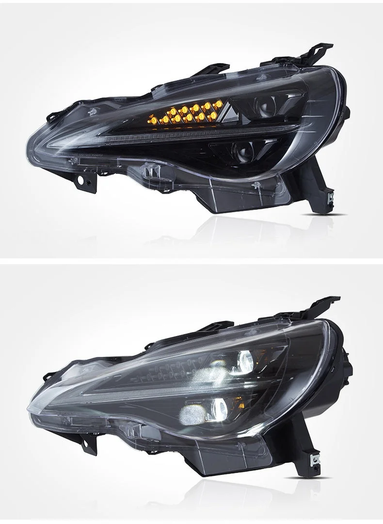 

for 12-20 Toyota GT86 Headlamp Assembly, Subaru BRZ Modification, Daytime Running Lights, Flowing Turn Signals