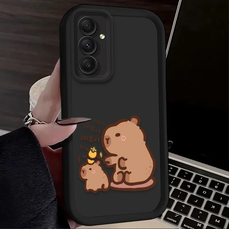 حافظة كابيبالا جميلة وممتعة لهاتف سامسونج جالاكسي A54 A05 A05S A34 A24 A14 A53 A33 A23 A13 A52 A52S A32 A22 A12 A71 A51 A31 A50