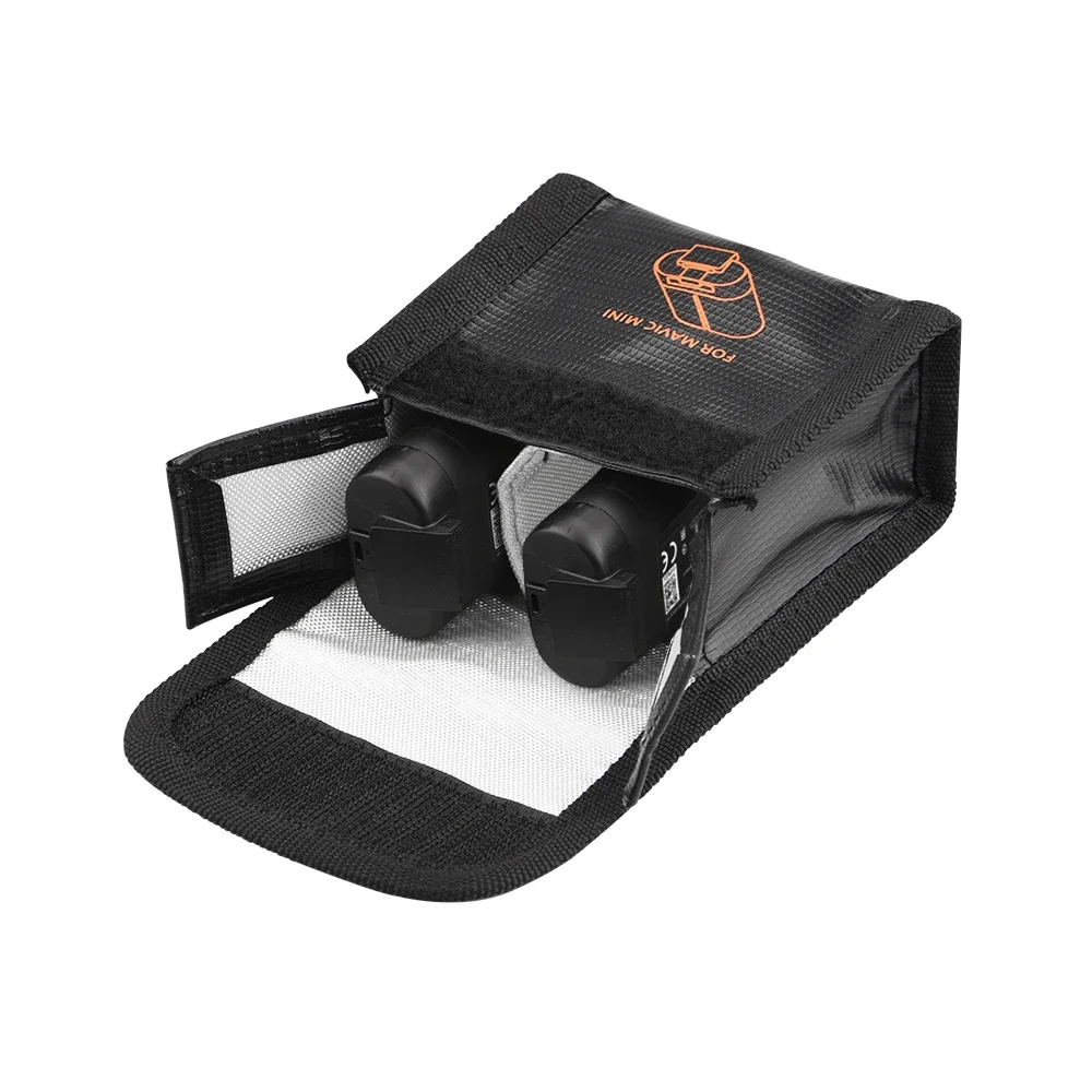 Bateria przeciwwybuchowa torba futerał do przechowywania bezpieczeństwa dla DJI Mavic Mini/Mini SE/Mini 2 bateria bezpieczna torba ognioodporne pudełko ochronne