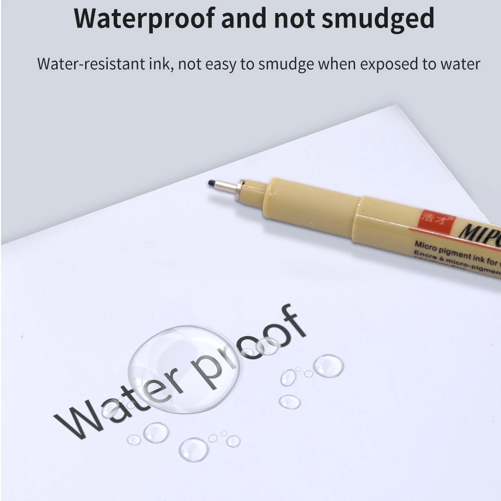 TISHRIC الصباغ بطانة رسم علامات ميكرون أقلام تلوين القلم رسم بطانات 003 005 01 02 03 04 05 فرشاة finelliner إبرة أقلام