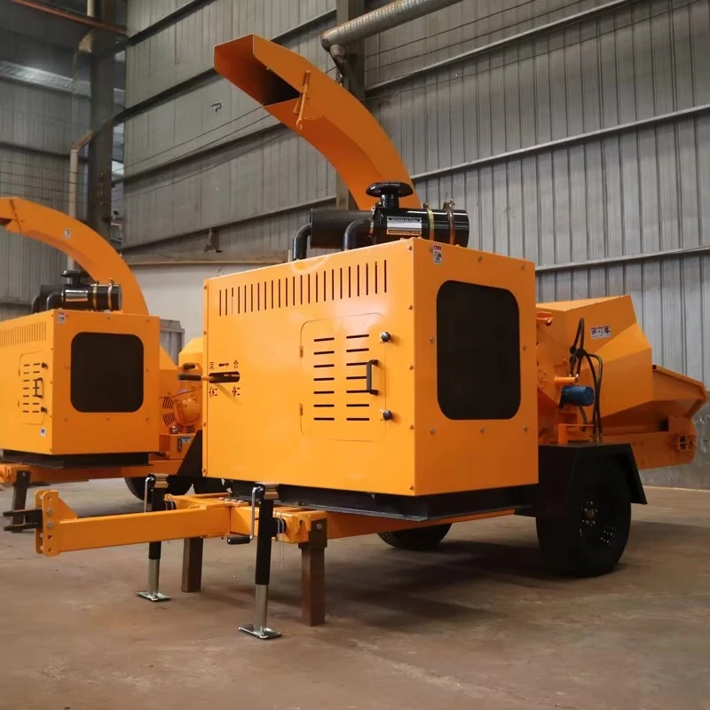 Factory Direct Sales Wood Chipper Branch Chipper Farm Garden Electric/Diesel Wood Crusher Shredder Wood Chipper Machine
