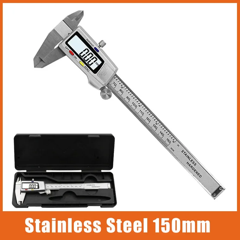 And Stainless Steel Micrometers Measuring Tools All-Metal Stainless Steel Electronic Digital Calipers, Digital Vernier Calipers