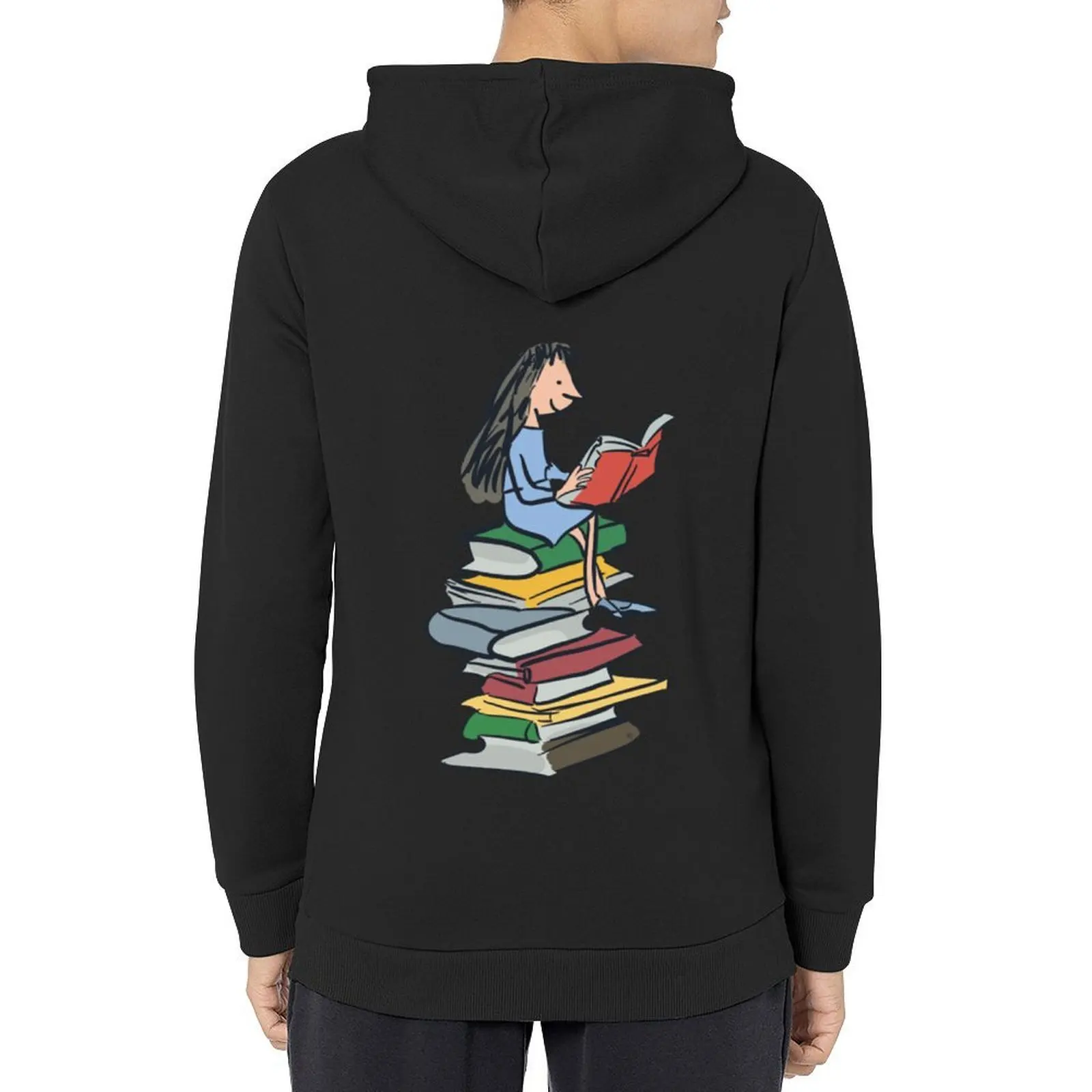 

Bookworm girl gift Matilda Hoodie men's clothes autumn men's sweat-shirt set men's sweat-shirt hoodies