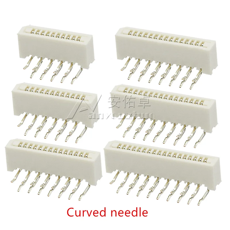 10 Stuks 1.0Mm Fpc/Ffc Connector Lcd Flexibele Platte Kabel Socket Dubbele Rij 4/5/6/7/8/9/10/11/12/14/16/18/20/22/24/26/28/30/31 Pin