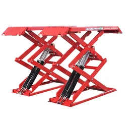 Low Profile Scissor Car Lift , Surface Mounting For Workshop Use Hot Sale 3.5T Car Scissor Lift