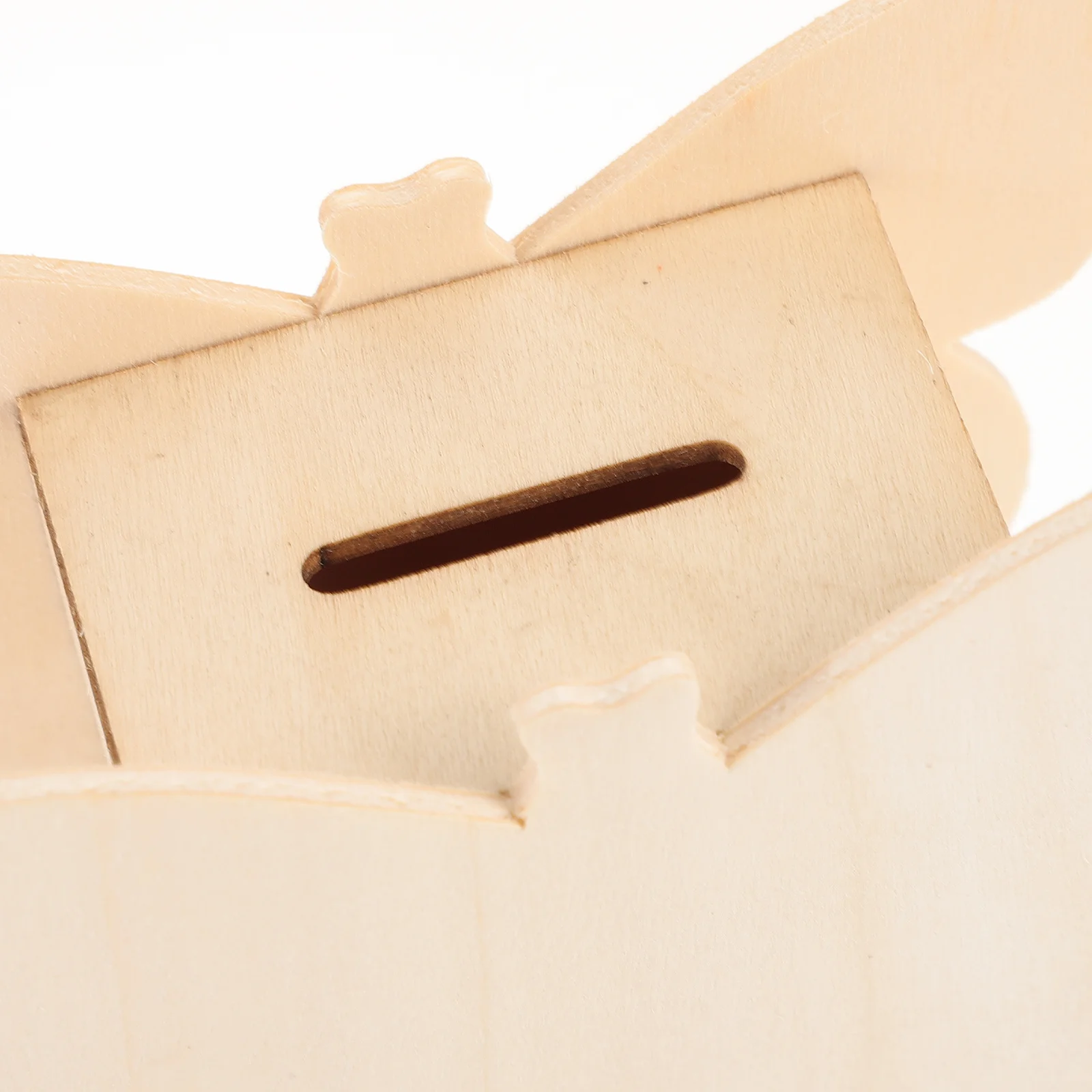Tirelire en bois papillon, 2 pièces, boîte d'épargne inachevée, porte-monnaie décoratif, mallette de rangement de pièces de monnaie pour enfants, artisanat de bureau à domicile
