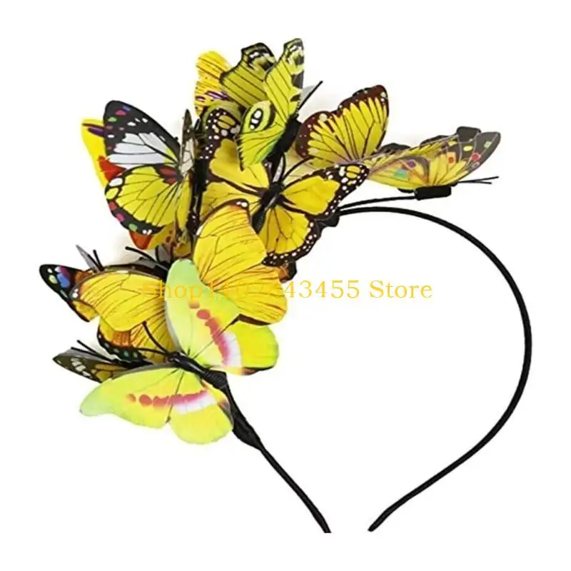

49MC Headpiece Flora-Fairy Photoshoot-Props for Wedding Easter Festival Party