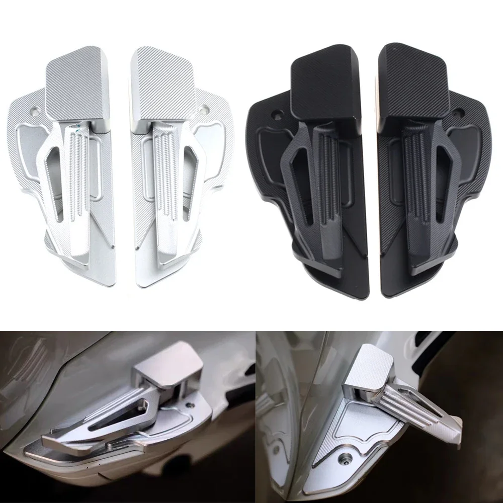 For Vespa Primavera Sprint 150 2013 - 2025 2019 2020 Motorcycle Foot Steps Footrest Foldable Foot Pedal CNC Aluminum Accessories