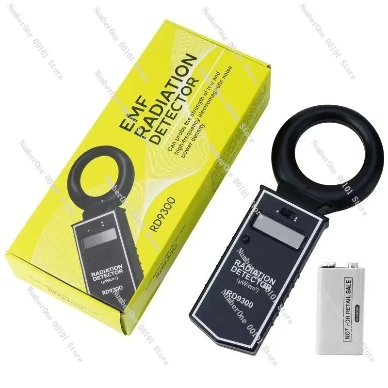 RD9300 EMF Meter Electromagnetic Field Radiation Detector, High Low Frequency Dual Mode Tester for Home Office EMF Safety
