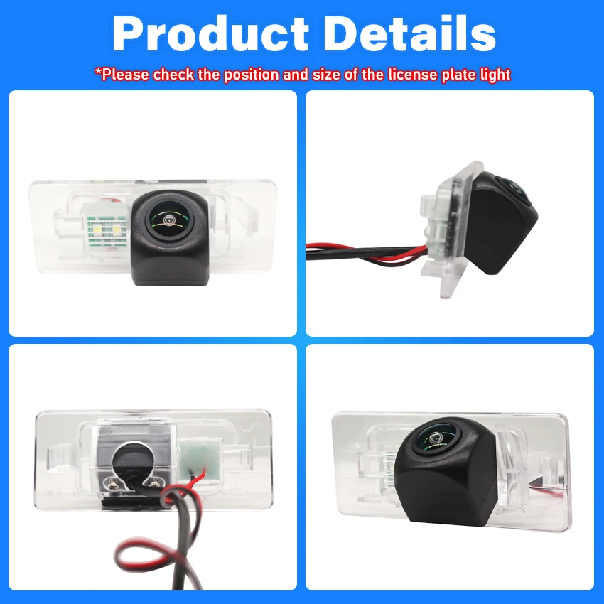 For Audi A6 C6 Facelift C7 4G 2010 2011 2012 2013 2014 Night Vision Reversing High-definition Waterproof Car Rear View Camera view 3
