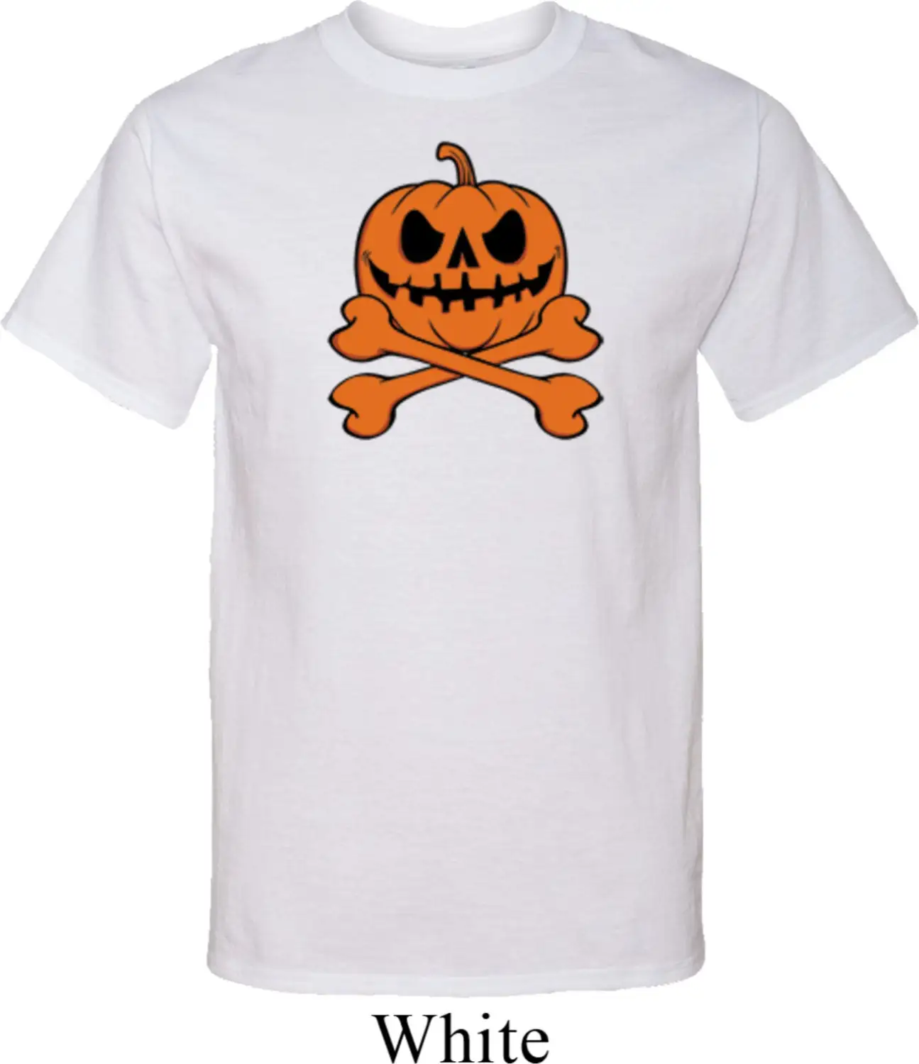 Halloween Pumpkin Skeleton Tall T Shirt 18774 Pc61T