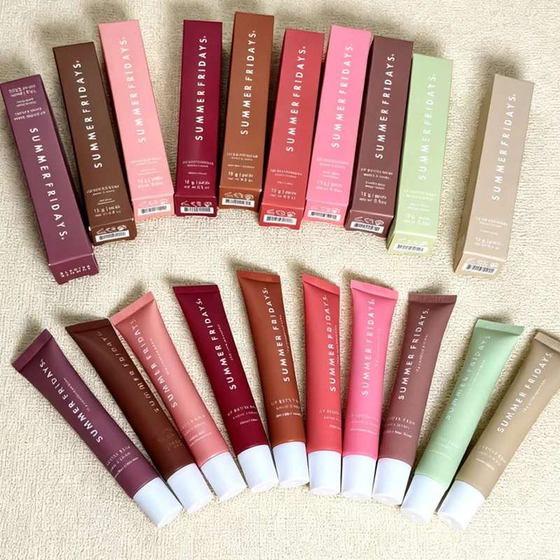 الصيف الجمعة بلسم الشفاه مرآة ترطيب ملمع الشفاه الشفاه الفانيليا الوردي السكر القهوة كعكة رائحة أحمر الشفاه زيت ماكياج شفاف