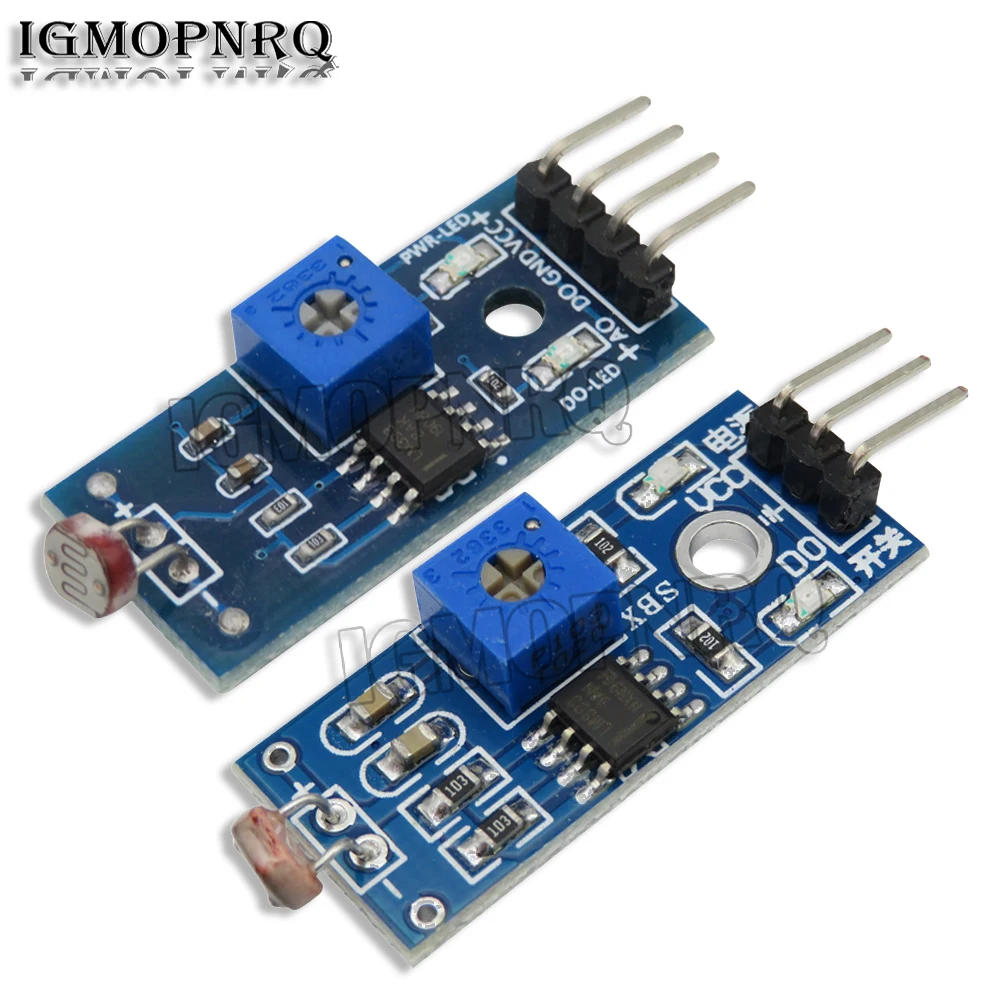 1PCS LM393 3pin 4pin DIY Kit Optical Sensitive Resistance Light Detection Photosensitive Sensor Module for arduino 