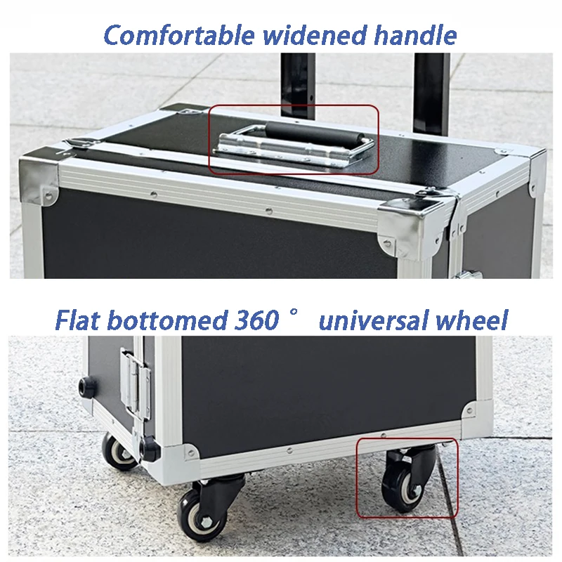 Trekstang Gereedschapskist Instrument Apparatuur Veiligheid Bescherming Dozen Draagbare Hardware Gereedschap Opbergkoffer Grote Gereedschap Organizer Dozen