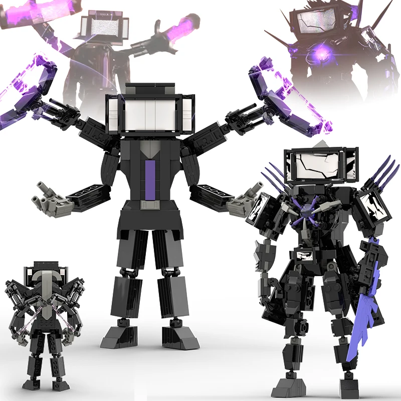 Skibidi Toilet Titan TV Man Speakerman Horror Game Bosses Camara بنة عروسة كارتون نموذج هدايا أعياد ميلاد الأطفال والهالوين