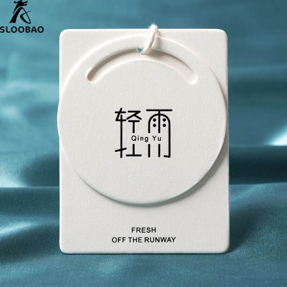 

clothing tag listing custom logo custom men's and women's clothing store card label making