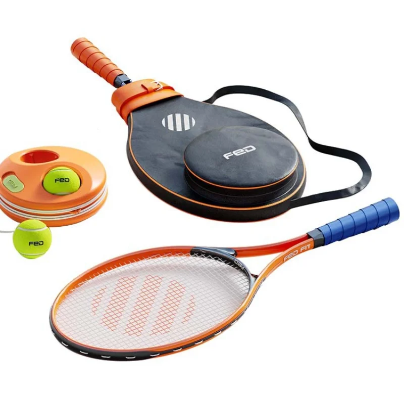 

Tennis trainer single exercise rebound aluminum alloy tennis racket single adult children's tennis training set