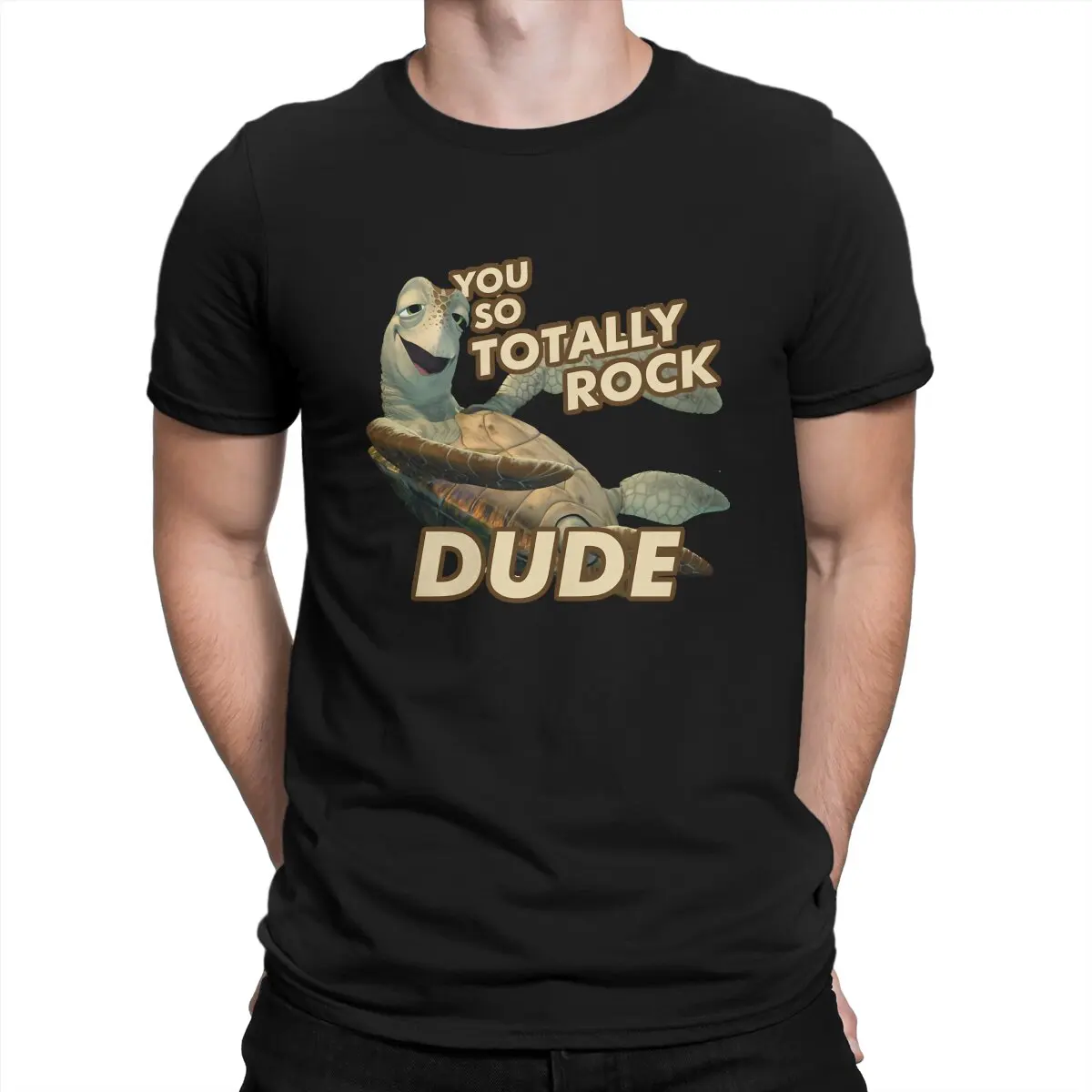 Men's You So Totally Rock Dude Classic T Shirts Disney Finding Nemo Film Cotton Clothing O Neck Tees Birthday Gift T-Shirt