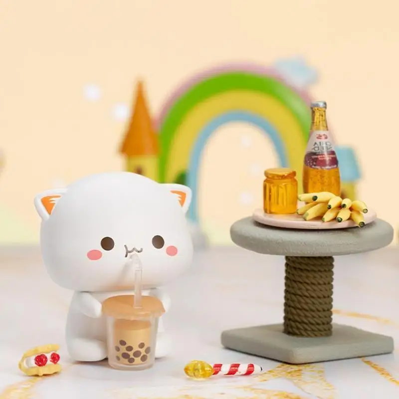 Mitao Cat 2 Season Lucky Cat Cheap Cute Cat Blind Box Toys Blind Bag Cartoon Figure Doll Children\'s Birthday Christmas Gift