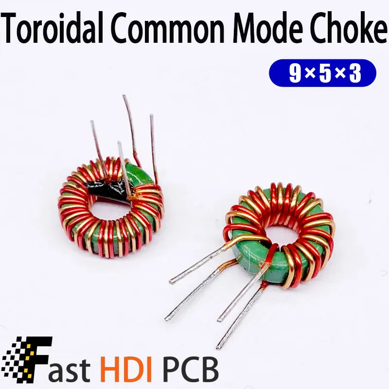 コモンモードフィルタインダクタ 100/220/500/1000uH 9*5*3 スナバリングチョーク イーサネットLAN HDMIデータ通信用
