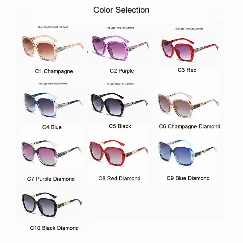 Sunglasses Women 2023 Polarized And Unpolarized Eyewear Sexy Diamond Square Sun Glasses Female Gafas De Sol Mujer UV400