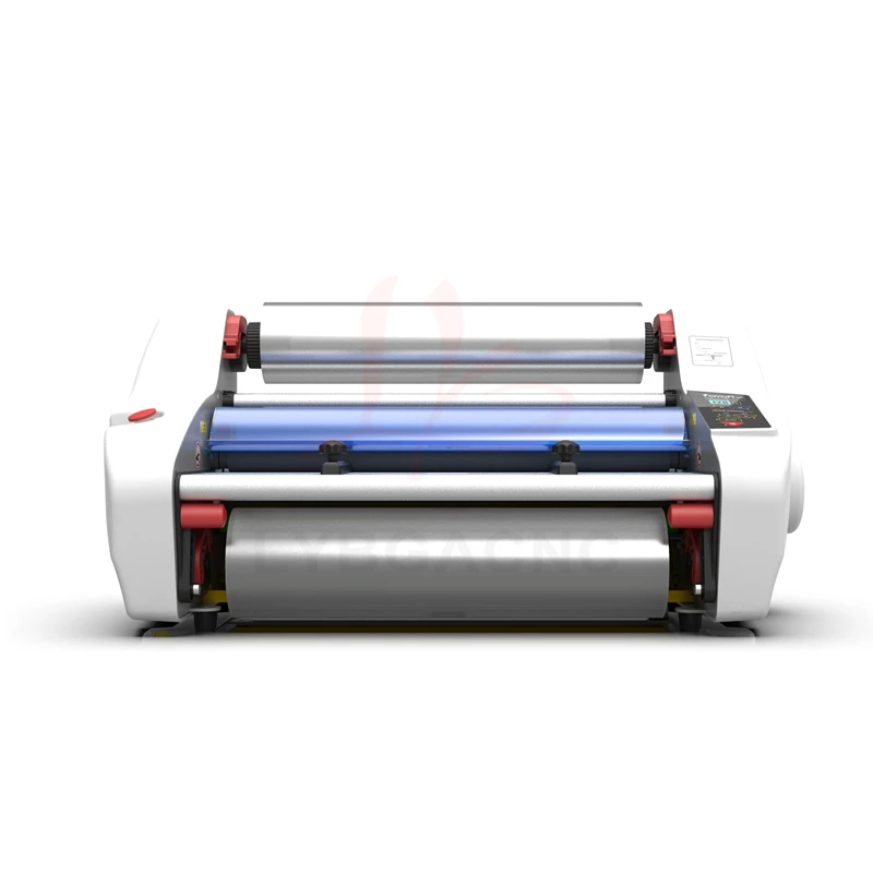 Desktop A3 A4 Paper Laminating Machine English Version Four Roller Cold Hot Rolling Machine FY-350DL for film photo Worker Card