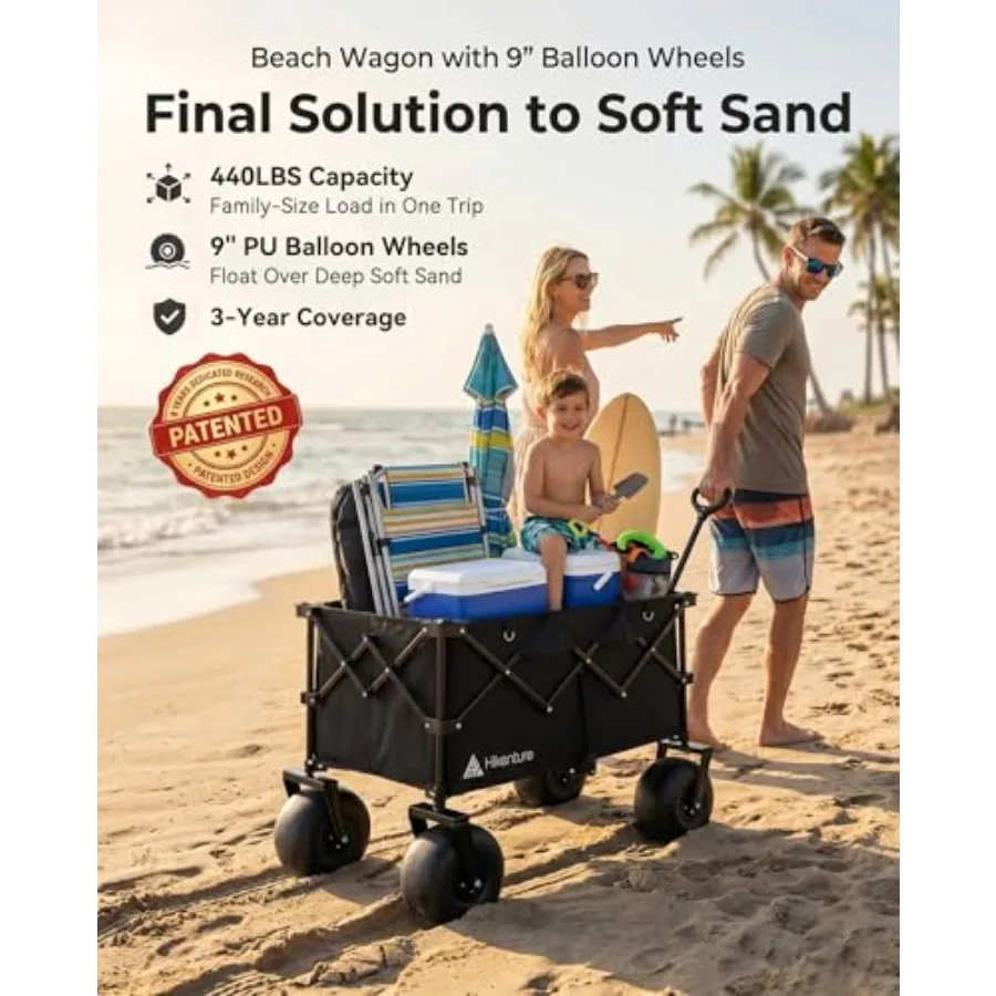 Beach Wagon with Balloon Wheels, 9