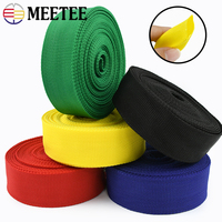 5/10Meters 30mm Polyester Hollow Tubular Webbing Tape Double-layer Nylon Ribbon DIY Backpack Strap Sewing Luggage Binding Band